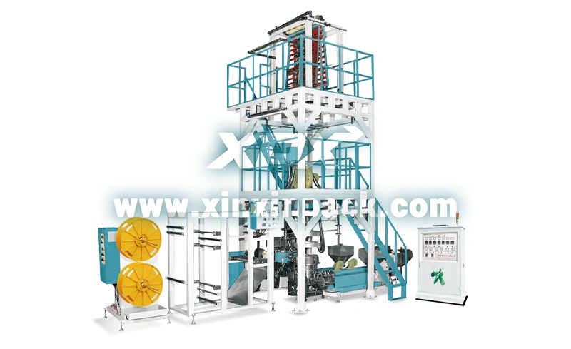 ZIP-55×2 Multi-Layer Co-Extrusion Zipper Film Blowing Machine