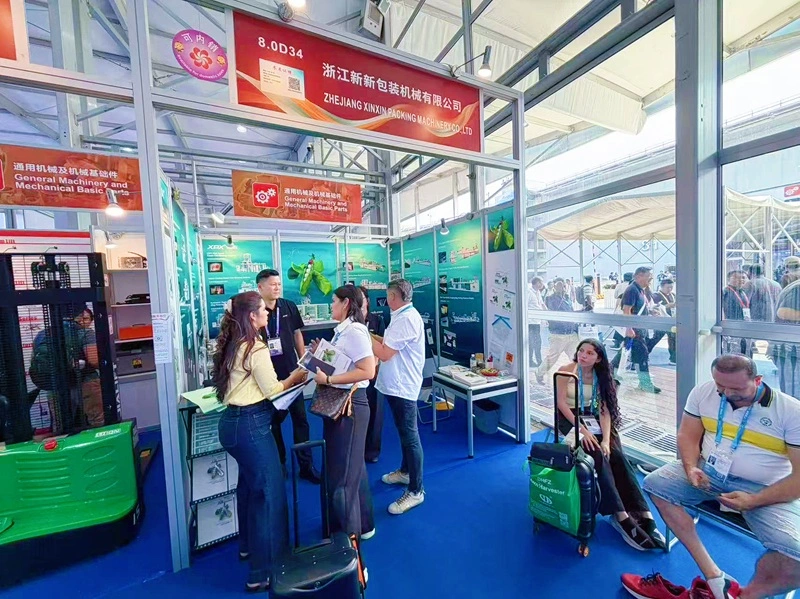 xinxin's on-site situation at the Canton Fair